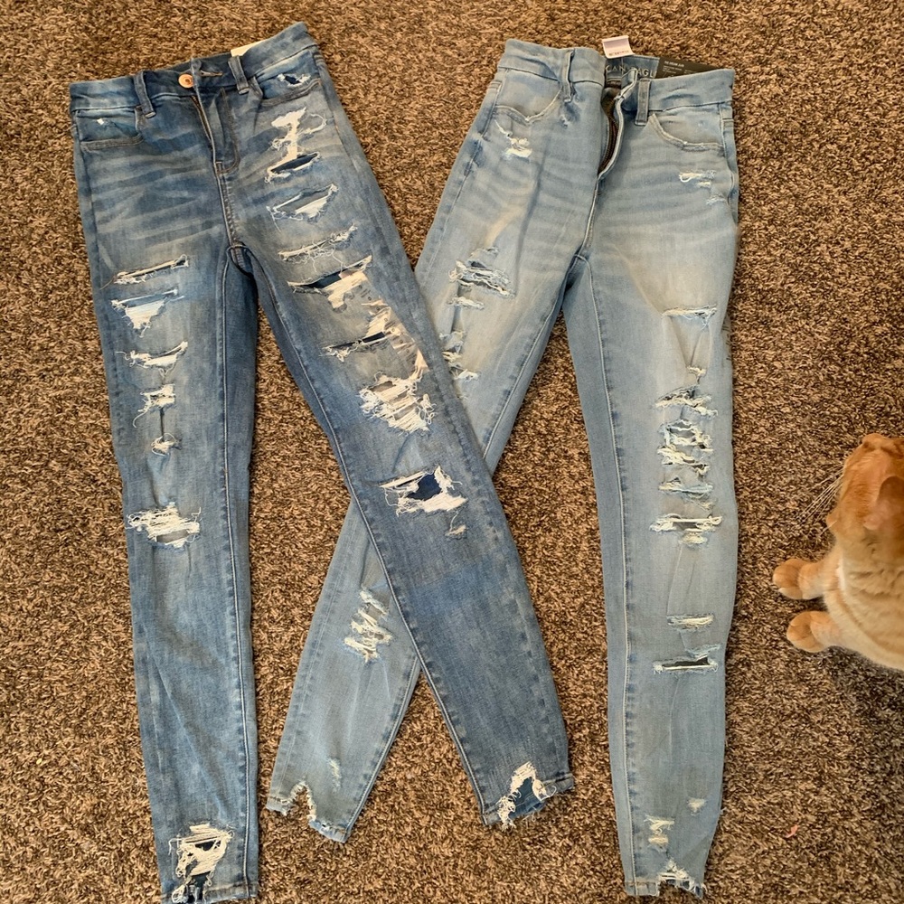 Bundle of AE Ripped Jeans